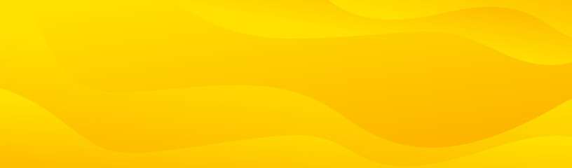 Abstract yellow-orange gradient wave background, modern fluid banner design for sales promotion, summer template, website, header and more