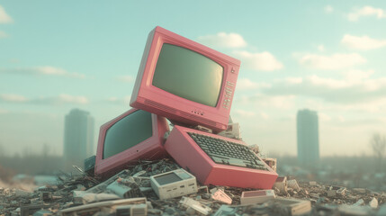 Discarded electronics