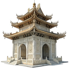 Naklejka premium chinese temple architecture