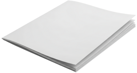 Stack of blank white paper sheets clean pages fanned out isolated on black isolate object stationery material document copy blank space texture plain book