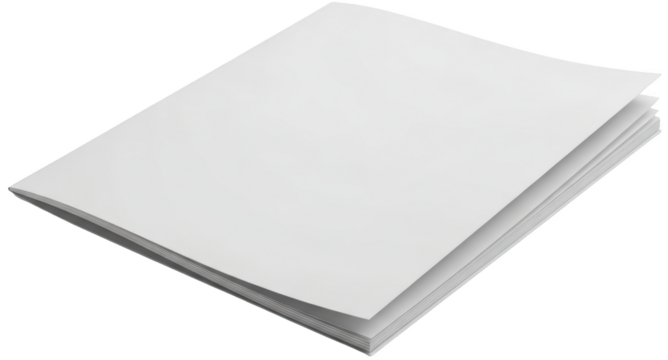 Stack of blank white paper sheets clean pages fanned out isolated on black isolate object stationery material document copy blank space texture plain book