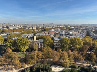 Obraz premium View over Paris from the Eiffel Tower