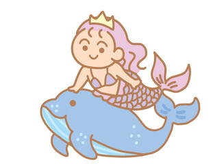 The Little Mermaid and the Little Whale