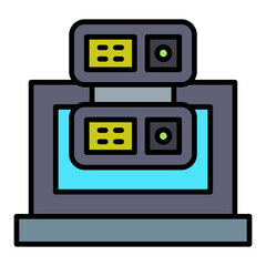 Obraz premium Laptop Icon