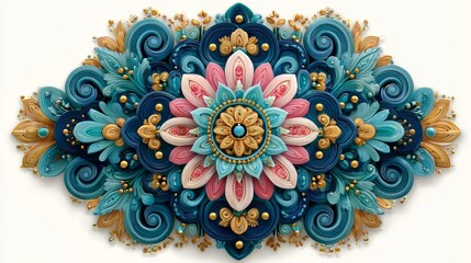 Guochao Lotus Pattern Design