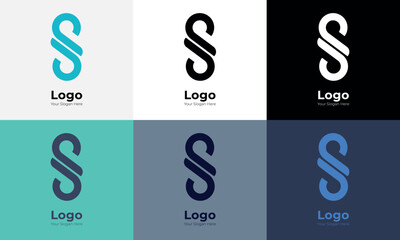 vector illustration of a set of numbers