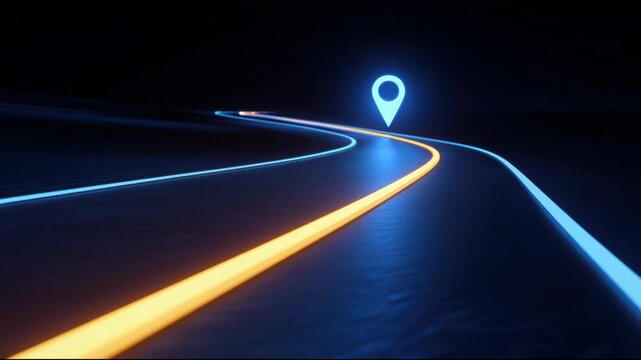 Road leading towards a bright light at the end symbolizing ai-driven process optimization roadmap and future. AI Optimization Roadmap &ndash; Animated Video Version