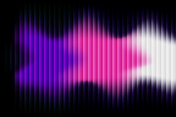 Purple, pink, white gradients abstract glass effect on a black background