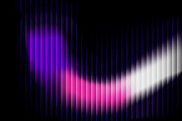 Purple, pink, white gradients abstract glass effect on a black background