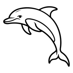 Obraz premium Modern marine animal vector graphic design