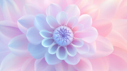 Flower Mandala on a pink and violet