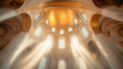 Fisheye Lens Perspective Underneath The Dome