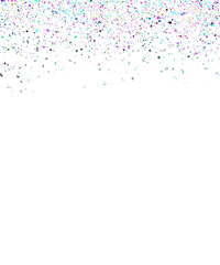 Abstract Digital Falling Glitter Effect Border
