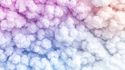 Colorful Gradient Cloud Texture with Soft Pastel Tones in Abstract Organic Formation