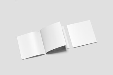 Square Brochure Mockup