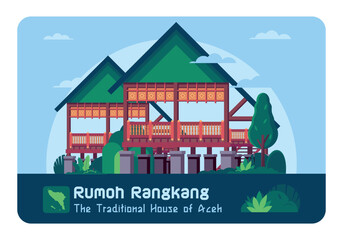 Rumoh Rangkang - The Traditional House of Aceh - Indonesian Traditional House