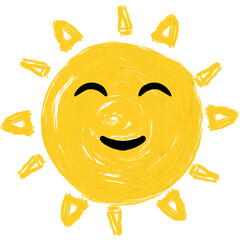 happy sun cartoon