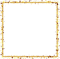 Gold Sequin Square Frame