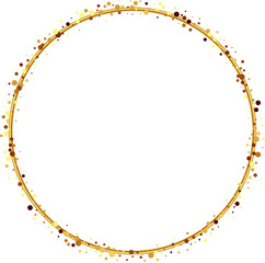 Circle Frame with Sequins