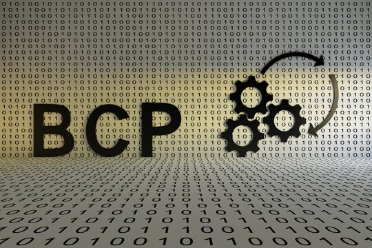 BCP concept text sunlight 3D illustration