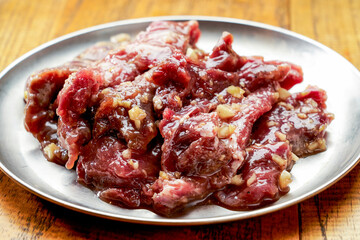 Marinated pork belly