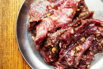 Obraz premium Marinated pork belly