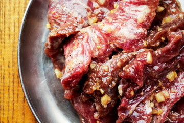 Marinated pork belly