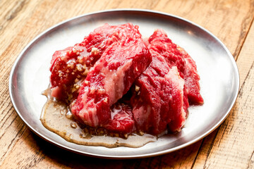 Marinated pork belly