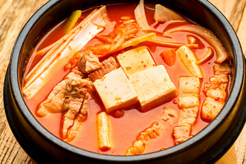 Korean Seafood Tofu Soup