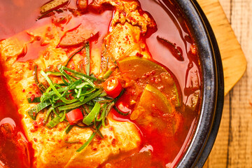 Korean Seafood Tofu Soup