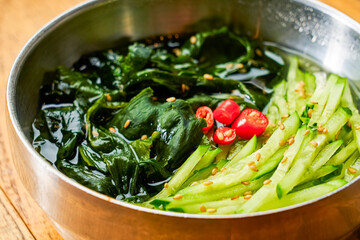 seaweed and cucumber