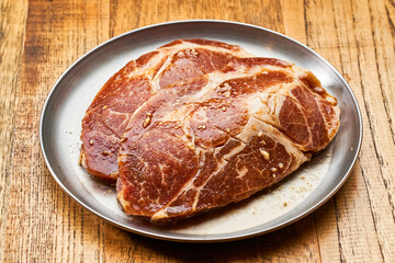 Marinated beef