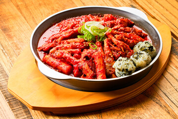 Korean rice cake ball