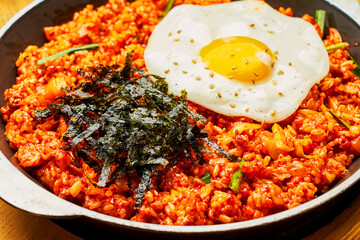 Egg sauce rice