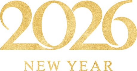 Golden Glitter 2026 Happy New Year