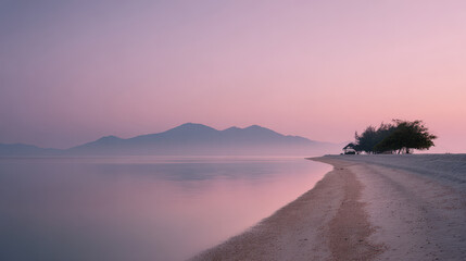 capture breathtaking beauty of milkypink sunsets on southern beaches of thailand where sky transforms into canvas