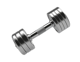 dumbbell isolated on white background