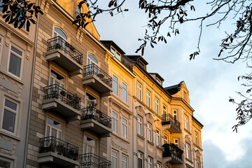 Beautiful historic apartment building in Hamburg near the famous Elbchaussee