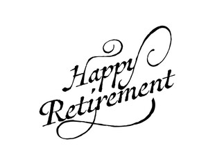 happy retirement text	