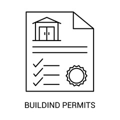 Construction Approval Document Icon Editable Stroke