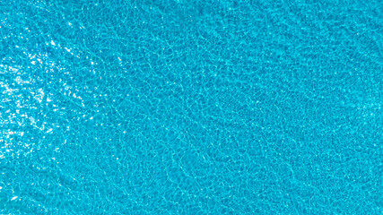 Summer Tropical beach water  with crystal clear water on beach background,Aerial view