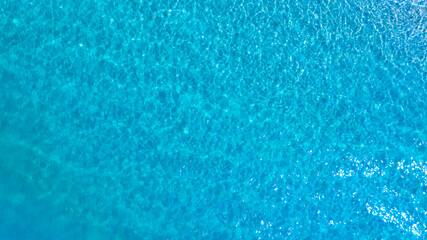 Summer Tropical beach water  with crystal clear water on beach background,Aerial view