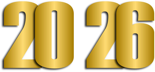 Golden Glitter 2026 New Year