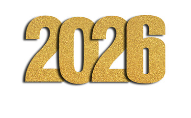 Golden Glitter 2026 New Year
