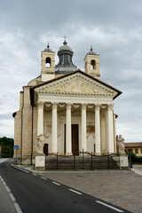 Tempietto di Barbaro Chapel or Small Temple Exterior in Maser, Italy desiged by Andrea Palladio ca. 1580