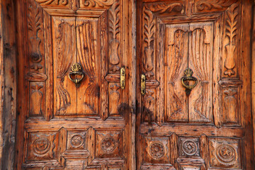decorative old wooden door Turkey