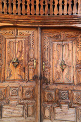 decorative old wooden door Turkey