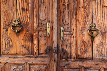 decorative old wooden door Turkey