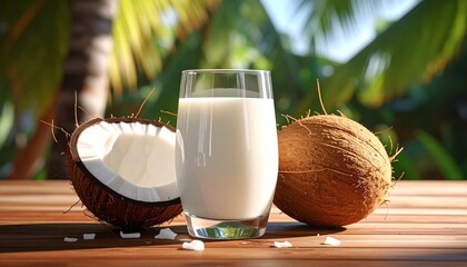 coconut milk cocktail