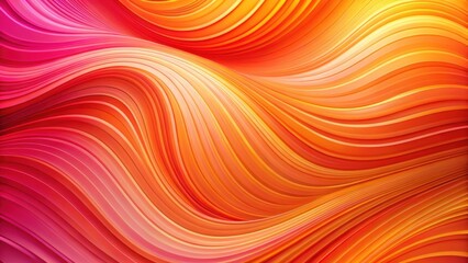 Obraz premium Vibrant orange and pink swirling patterns in a abstract background